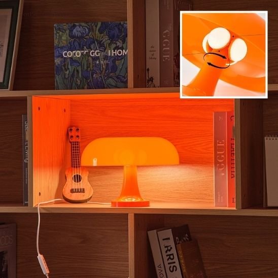Lampe de table en bois authentique