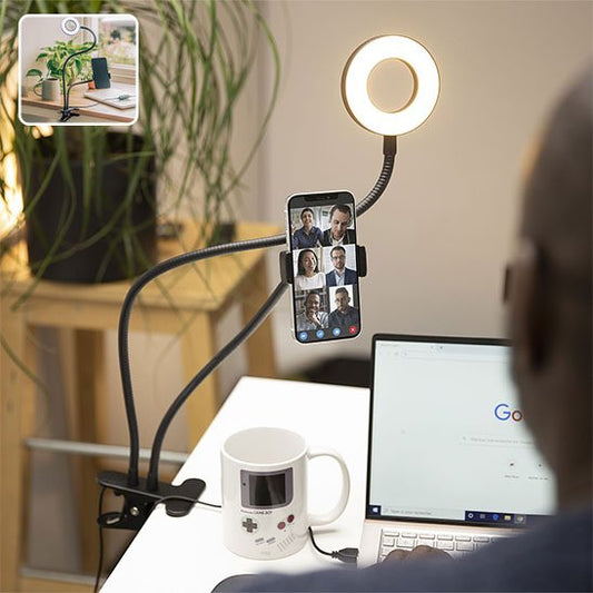 Anneau lumineux LED ajustable