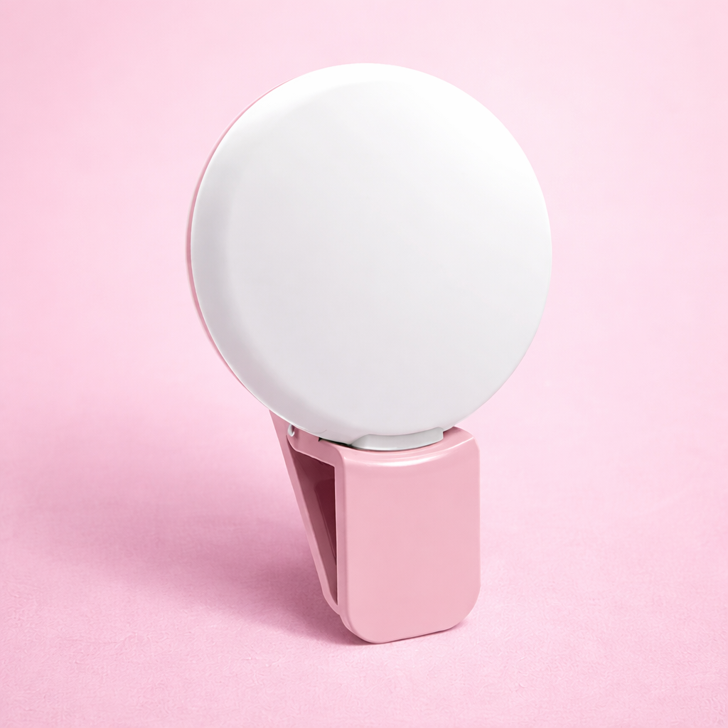Anneau lumineux led rose