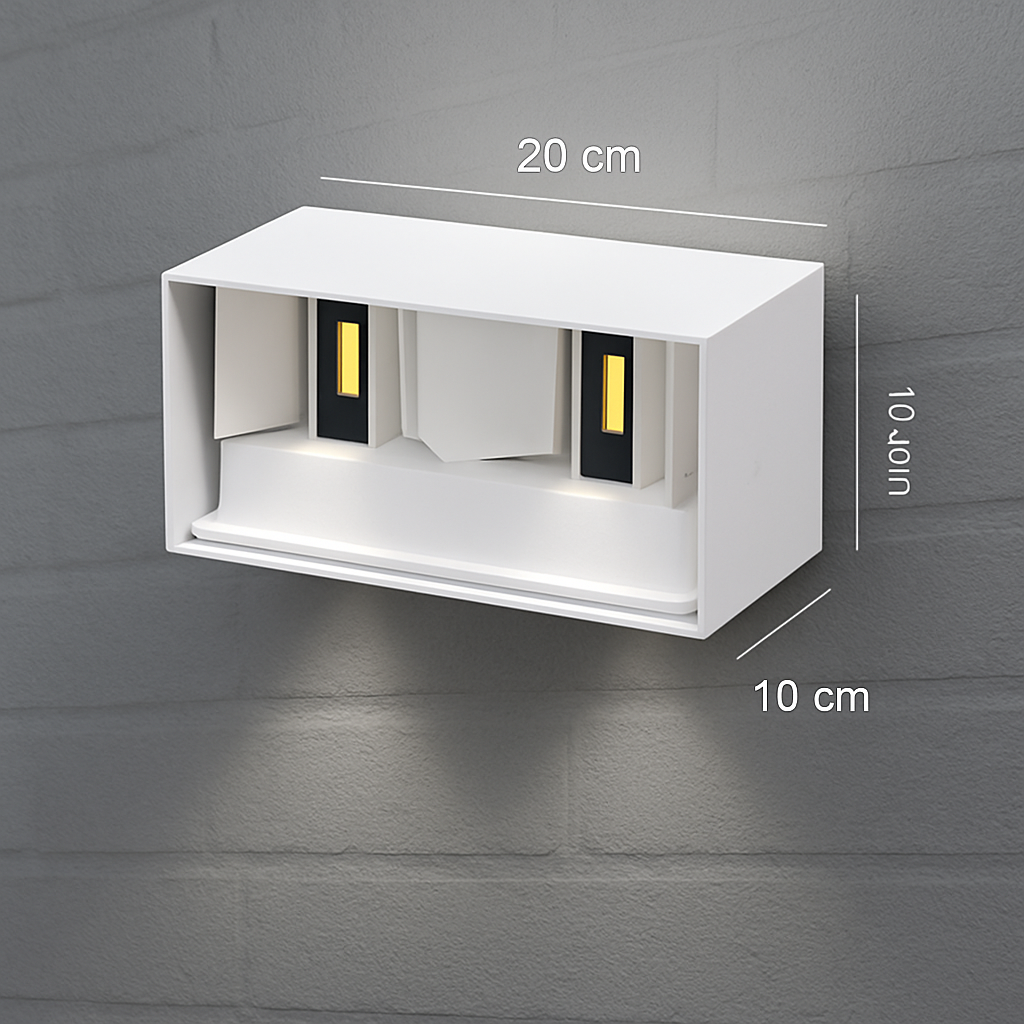 Applique murale exterieur blanc 24W