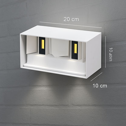 Applique murale exterieur blanc 24W