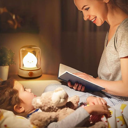 Bebe veilleuse au cœur des rituels d'endormissement
