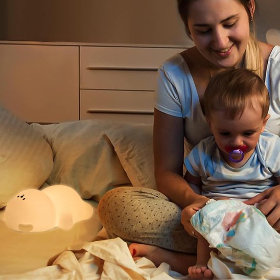 Bebe veilleuse la sécurité et le confort