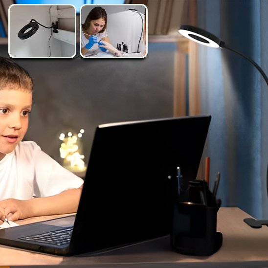 Lampe de bureau à bras articulé 