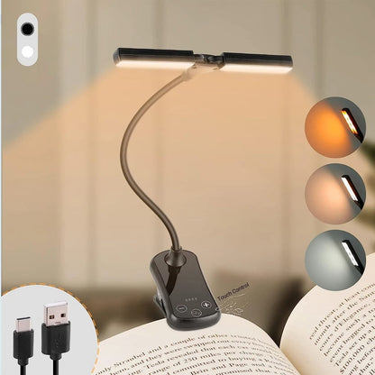 Lampe de lecture LED ergonomique noir