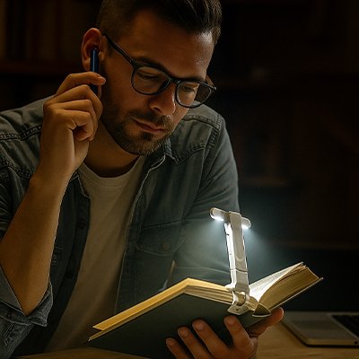 Lampe de lecture flexible rechargeable