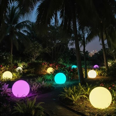 Lumiere solaire exterieur robuste