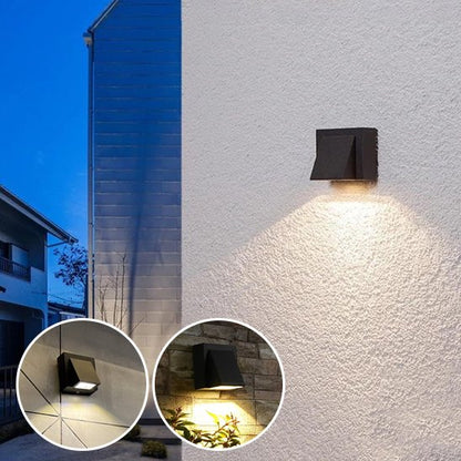 Luminaire exterieur avec éclairage bidirectionnel