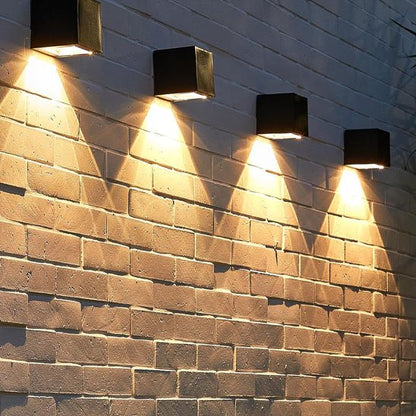 Luminaire exterieur facade bidirectionnel 