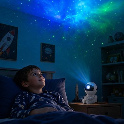 Projecteur led Design astronaute