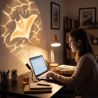 Projecteur veilleuse qui transforme vos nuits en spectacle apaisant