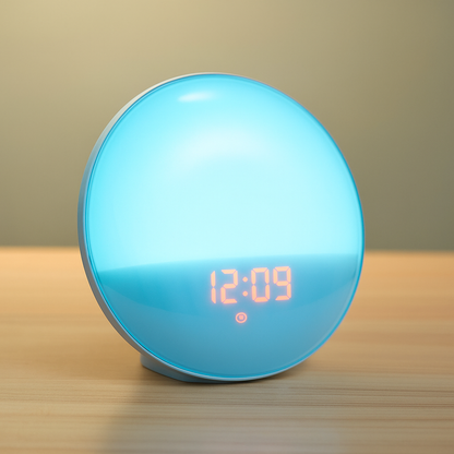 Reveil simulateur d'aube bleu