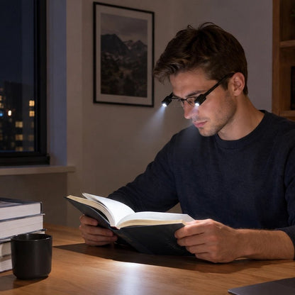 Une lampe de lecture à pince autonome