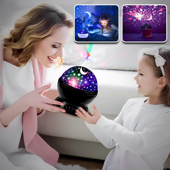 Veilleuse projection d'Étoiles pour Bébé