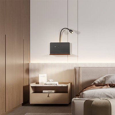 Applique murale chambre lumière blanc chaud