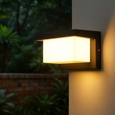 Applique murale extérieur robuste et élégante