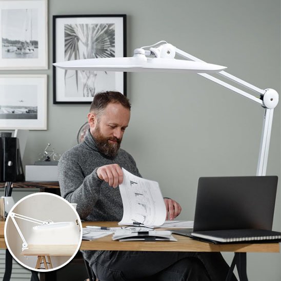 lampe de bureau LED intelligente et économique