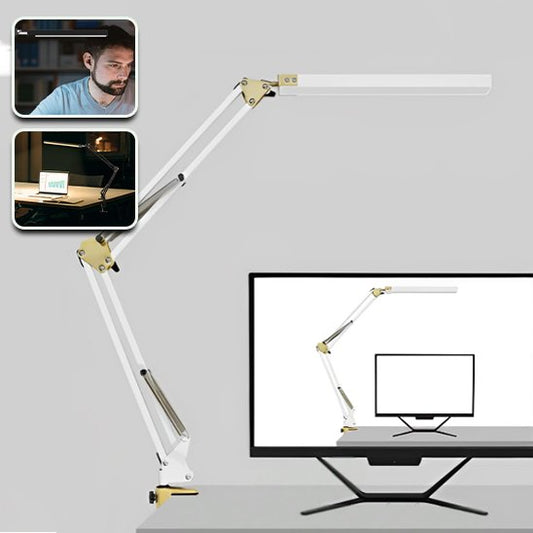 lampe de bureau au design réfléchi