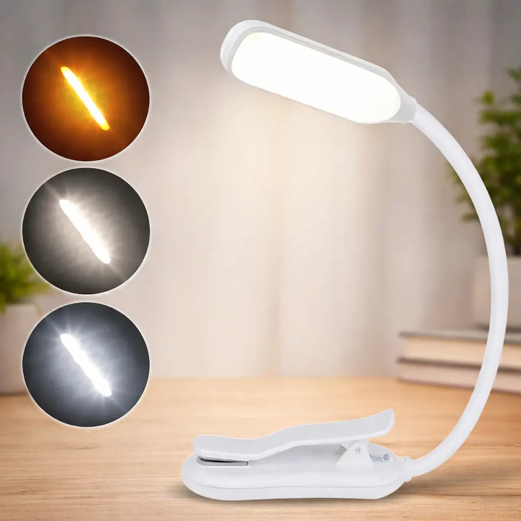 lampe de lecture au lit efficace blanche