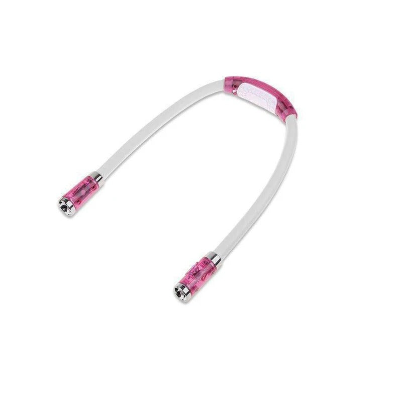lampe de lecture tour de cou rose