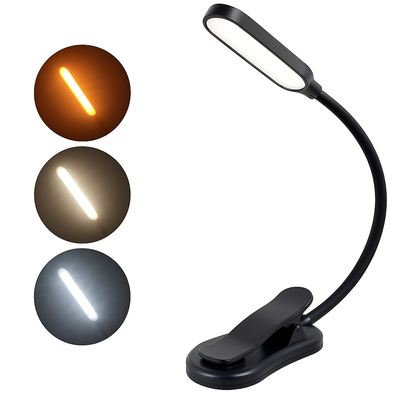 Lampe de lecture flexible à 3 intensités | LumiConfort LumiConfort