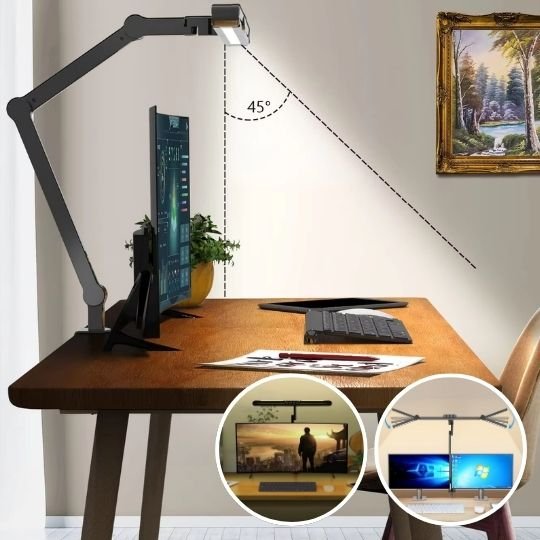  lampes de bureau au design ajustable 