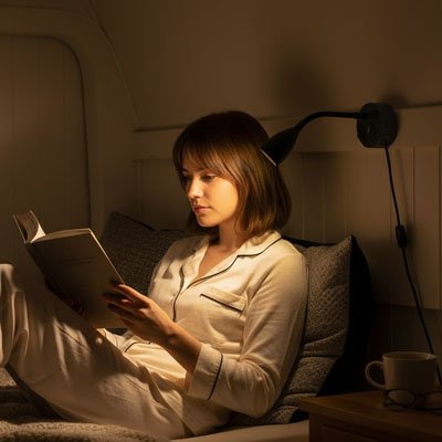 Lampes de lecture LED réglable | NightComfort LumiConfort