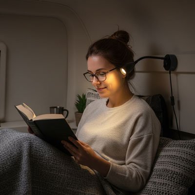 Lampes de lecture LED réglable | NightComfort LumiConfort