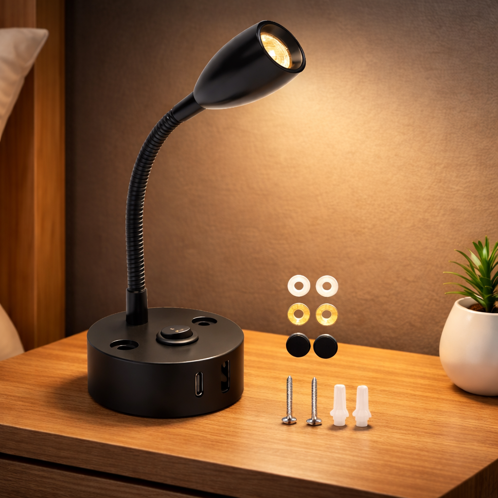 lampes de lecture couleur noir