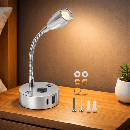lampes de lecture argent