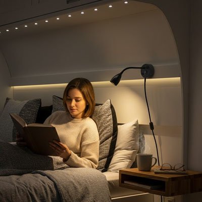 Lampes de lecture LED réglable | NightComfort LumiConfort