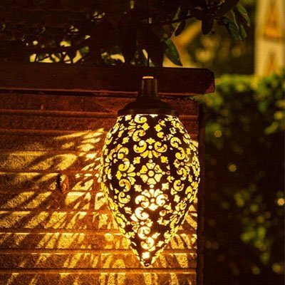 solaire lampe  en forme de goutte d'eau 