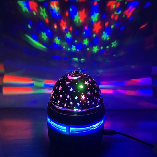 veilleuse de nuit avec projection plafond