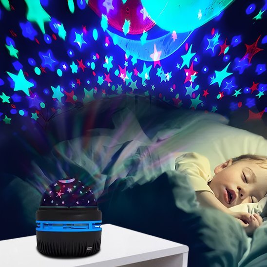 veilleuse projection bebe étoilée pour chambre