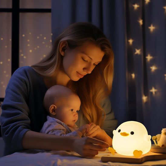 veilleuse rechargeable tactile qui grandit avec votre enfant